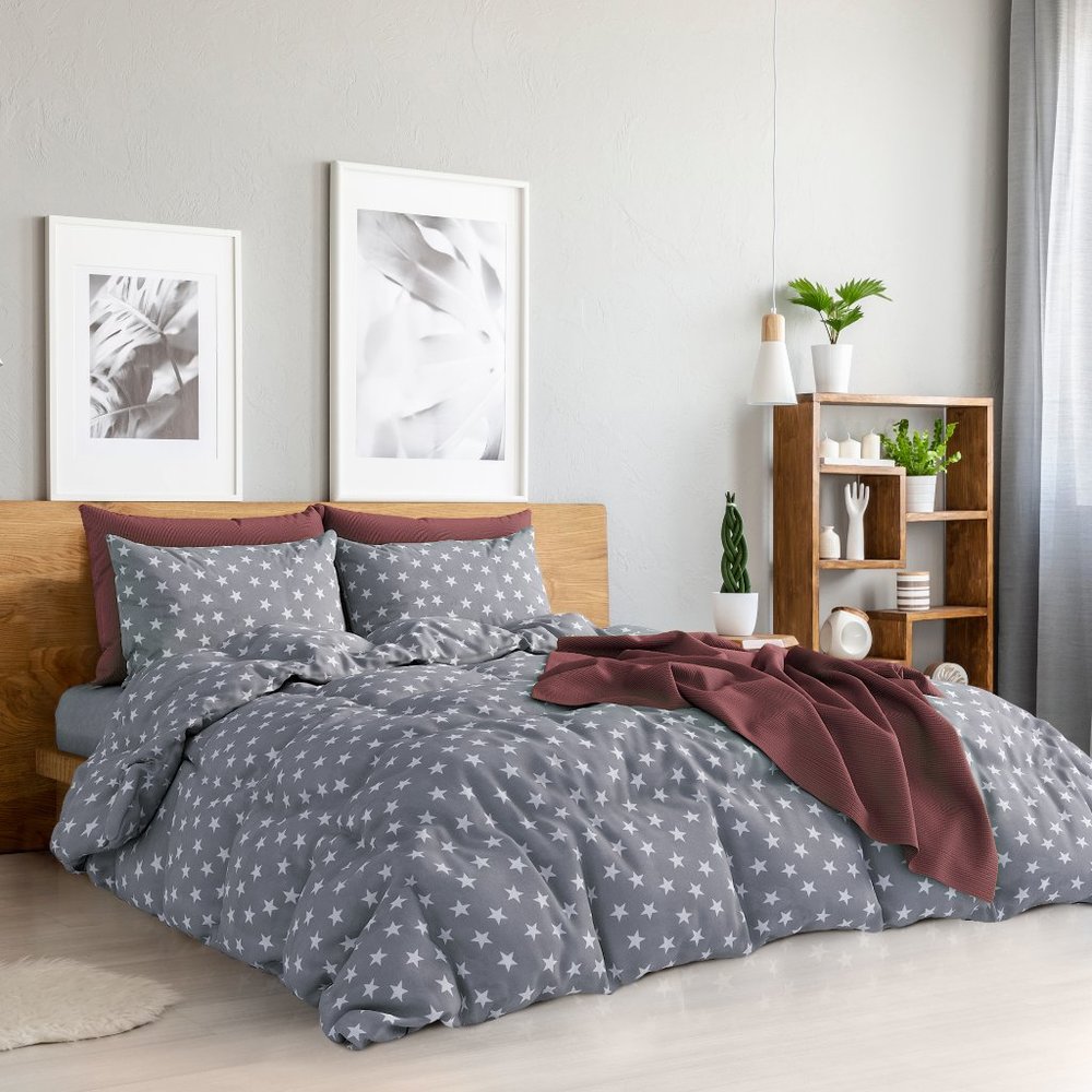 Duvet Bedding Set Queen Size 4ps Set